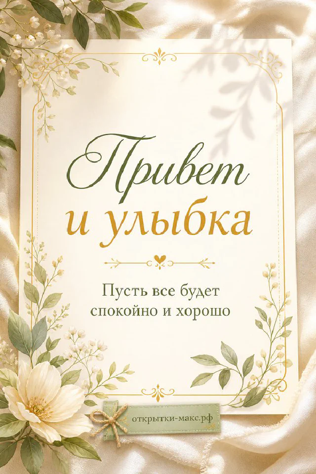 Записка Привет и улыбка на прищепке и смешная зелёная кружка на розовом вязаном пледе — вариант 2