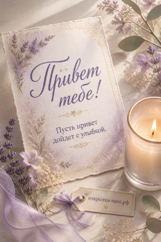 Телефон с добрым сообщением, бумажная карточка и мягкий свет