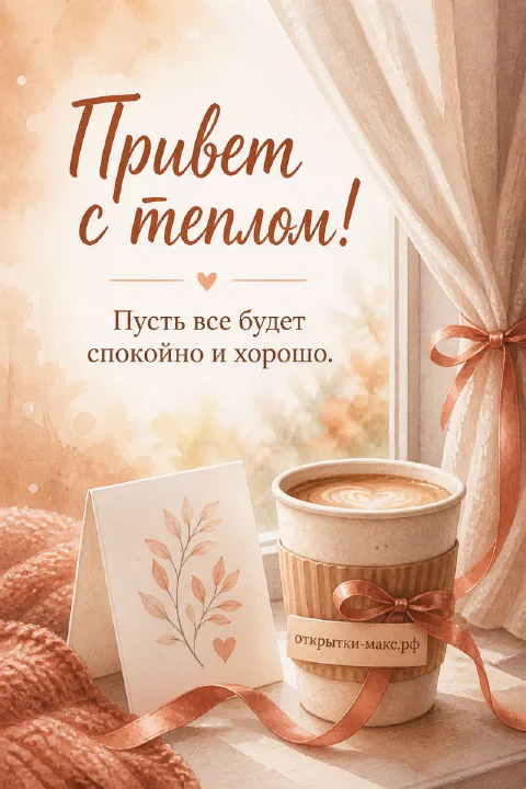 Телефон с добрым сообщением, бумажная карточка и мягкий свет
