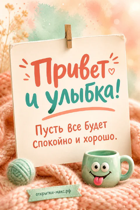 Телефон с добрым сообщением, бумажная карточка и мягкий свет