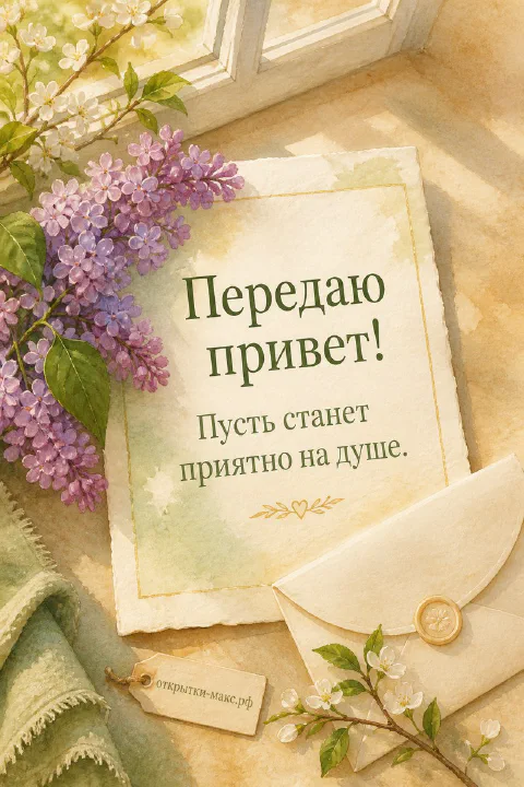 Телефон с добрым сообщением, бумажная карточка и мягкий свет