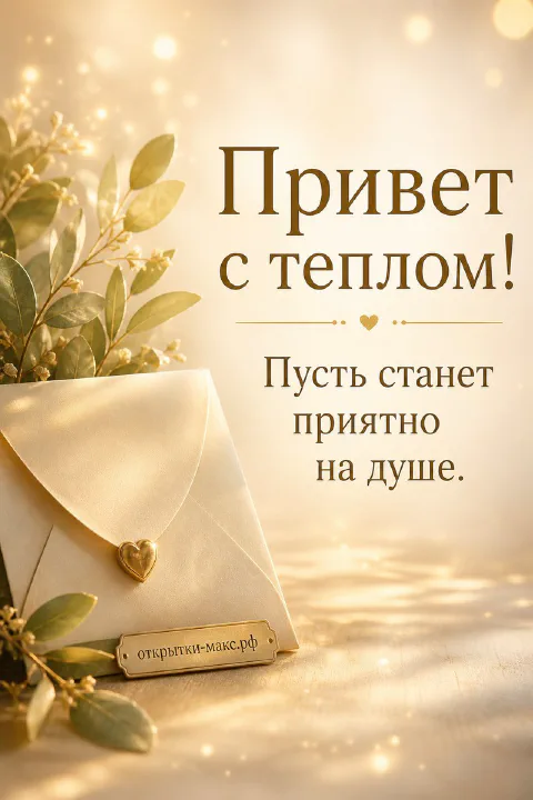 Телефон с добрым сообщением, бумажная карточка и мягкий свет