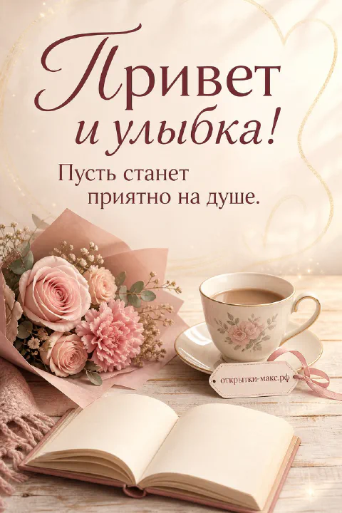Телефон с добрым сообщением, бумажная карточка и мягкий свет