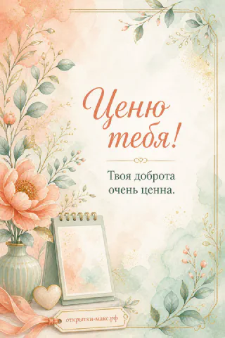 Две чашки, маленькое бумажное сердце и аккуратная открытка