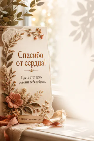 Нежный букет, фарфоровая чашка и светлая открытка