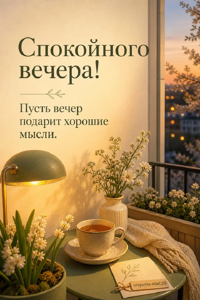 Зелёный конверт с сердечком на фоне золотого морского заката со свечой и зеленью — вариант 4