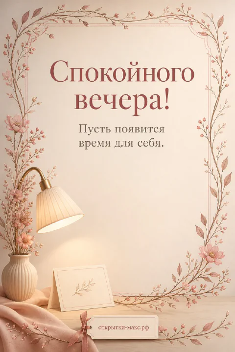 Чистая композиция с красивой рамкой из веточек и свободным полем для текста