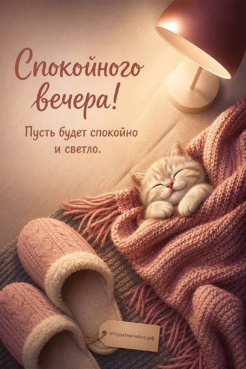Маленький конверт, цветок и спокойный фон для теплого пожелания