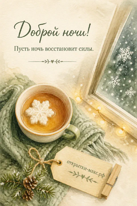 Маленький конверт, цветок и спокойный фон для теплого пожелания