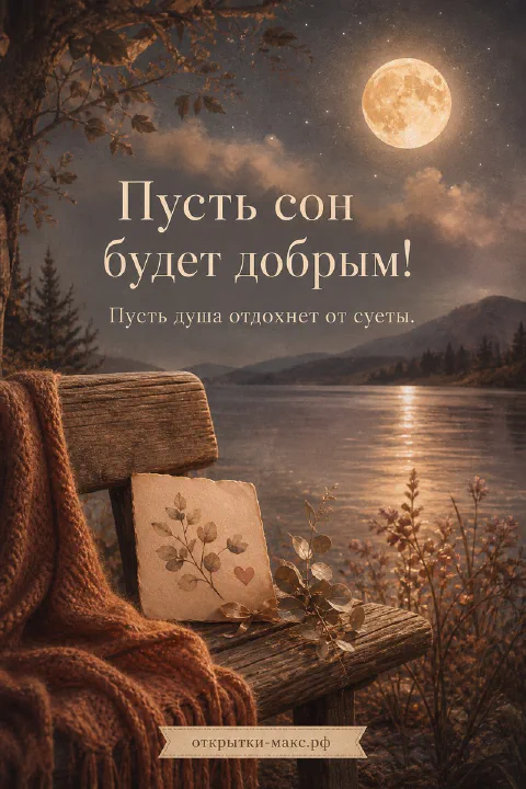 Маленький конверт, цветок и спокойный фон для теплого пожелания