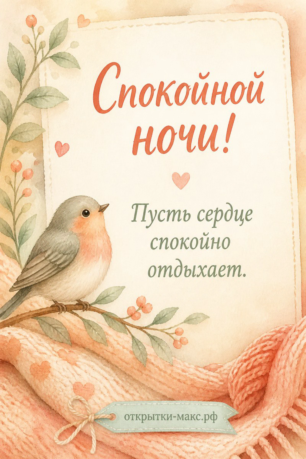Нежный букет, фарфоровая чашка и светлая открытка