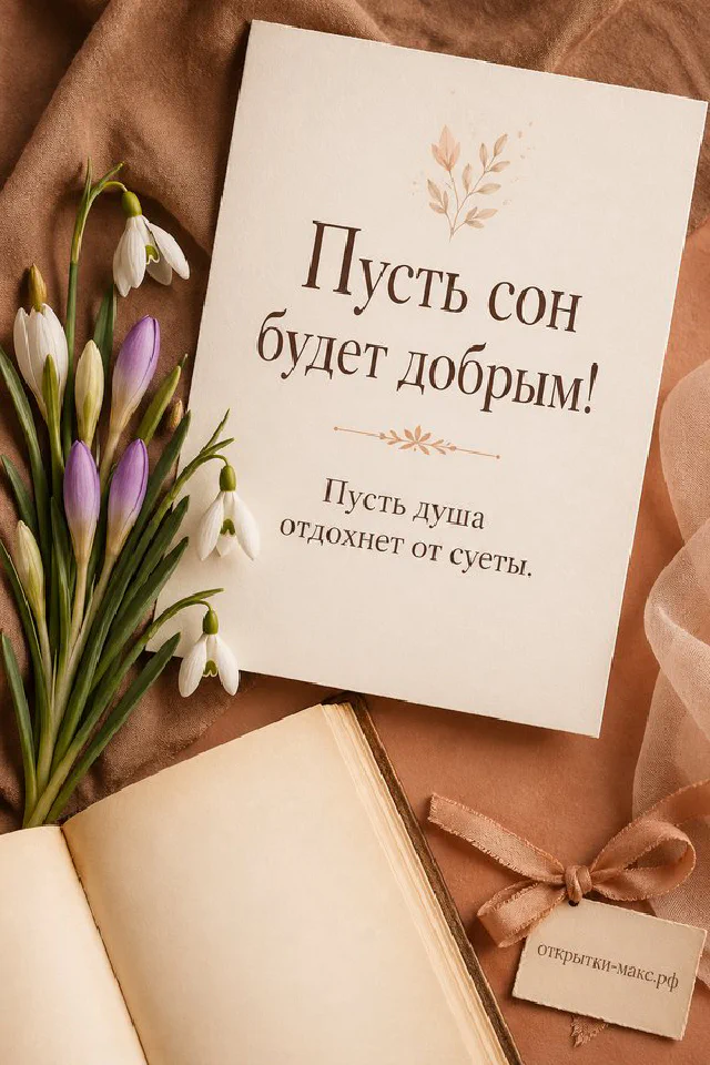 Фарфоровый чайник с цветочным узором, чашка чая и персиковый вязаный плед с зелёной лентой — вариант 2