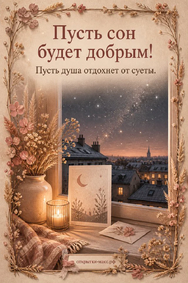 Фарфоровый чайник с цветочным узором, чашка чая и персиковый вязаный плед с зелёной лентой — вариант 4
