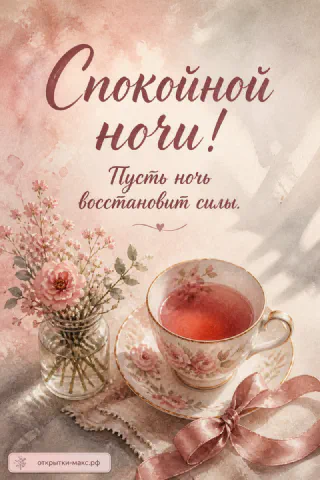 Фарфоровая чашка с розовым чаем и букетик нежных цветов в стеклянной вазочке на розовом пледе
