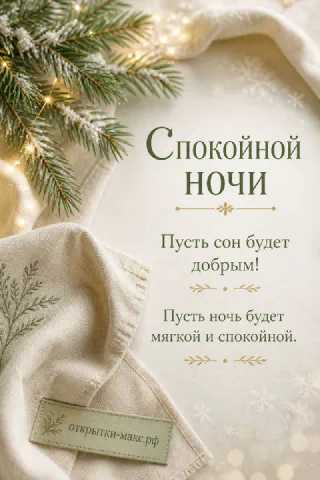 Заснеженная еловая ветка с гирляндой на белом фоне с мягкой льняной тканью