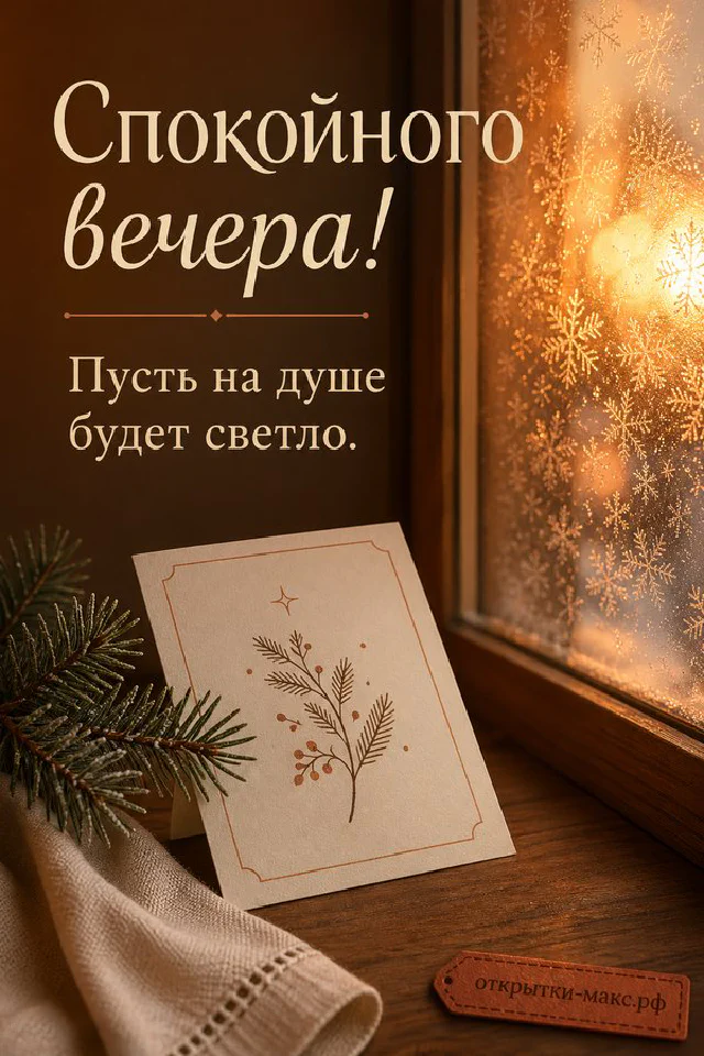 Круглая настольная лампа, кружка кофе, ноутбук и вазочка с ветками на фоне закатного неба в окне — вариант 5