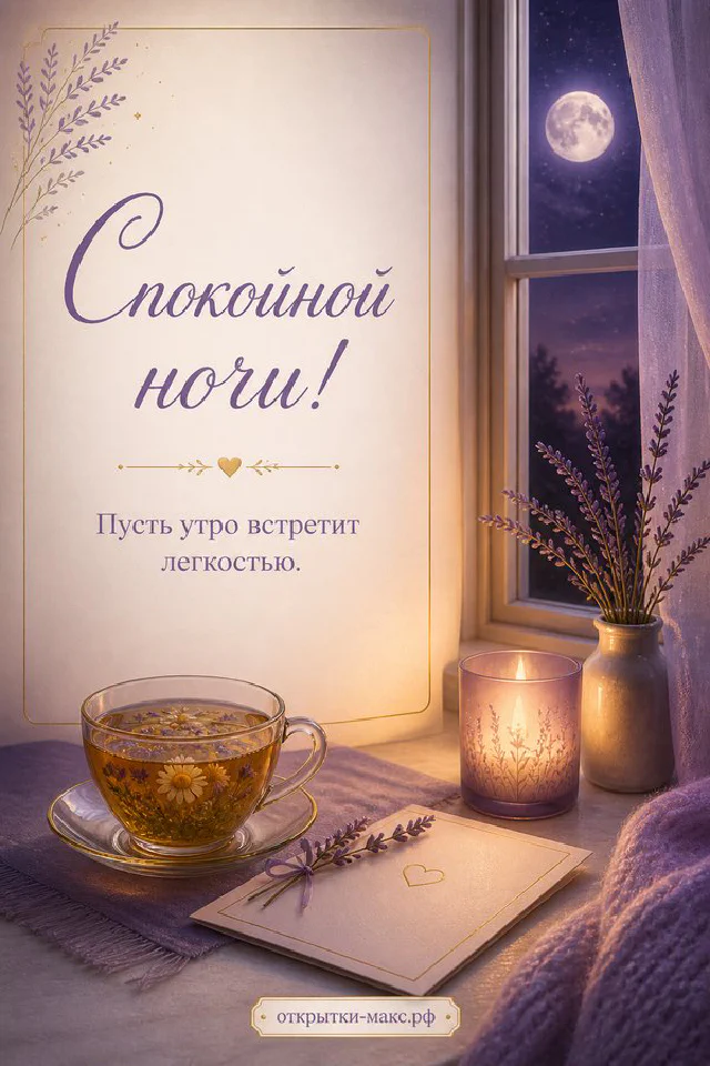 Чашка чая с лимоном, конверт с ёлочкой и вязаный шарф у заснеженного окна с еловыми ветками — вариант 2
