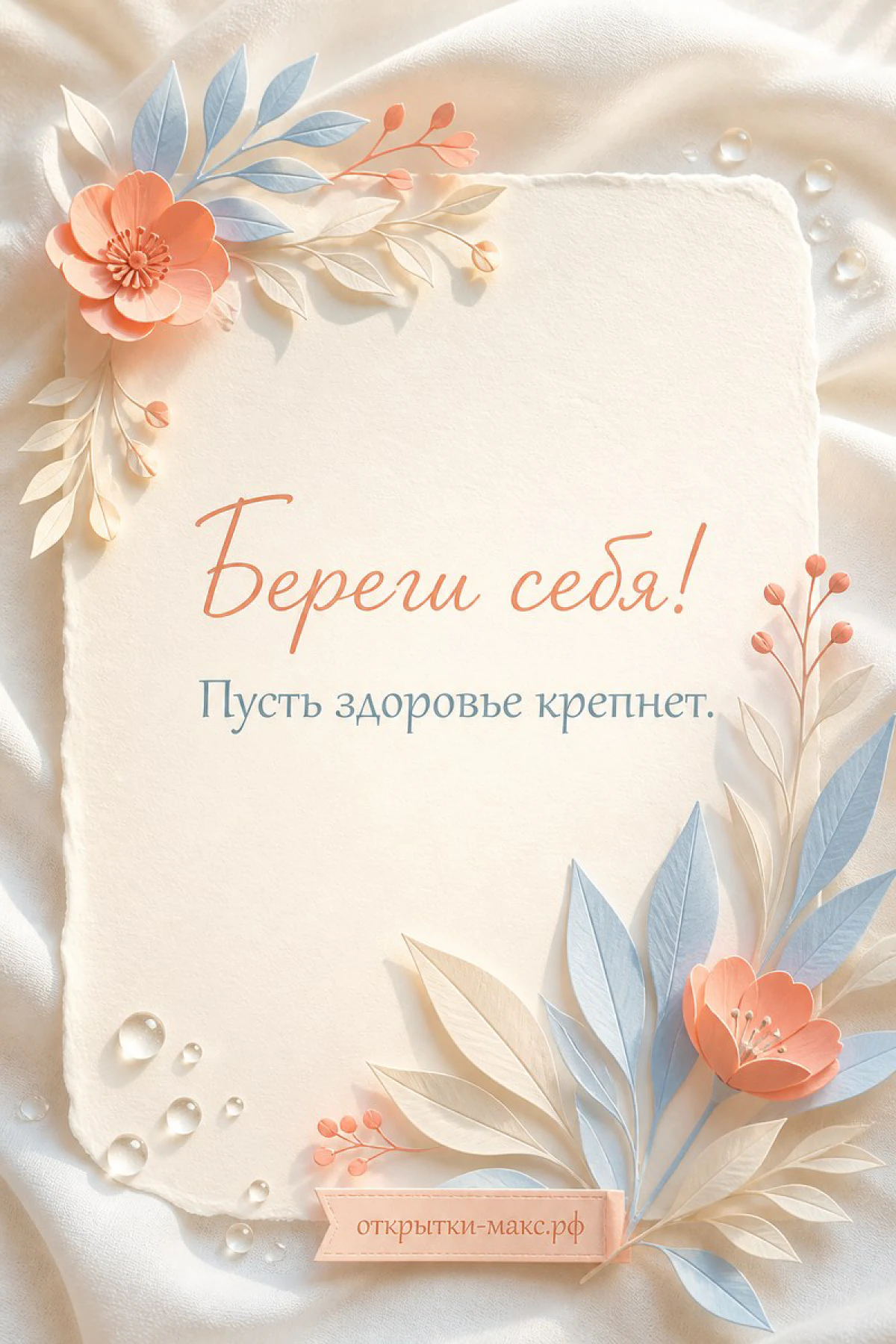 Светлая тумбочка с цветком, книгой и карточкой поддержки