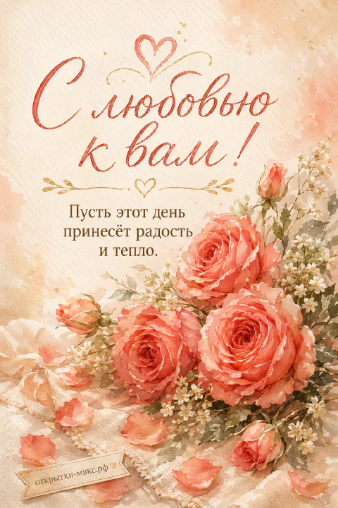 С любовью — коралловые розы
