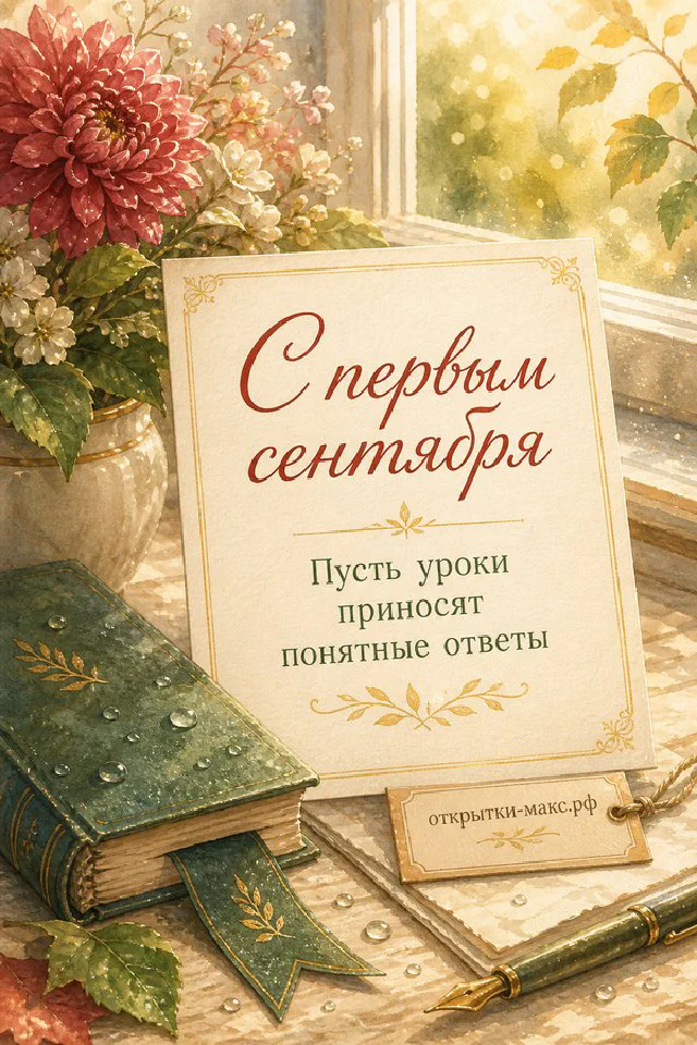 Стопка книг с лавандой в кружке, осенним листиком и карандашом на мягком фоне — вариант 2