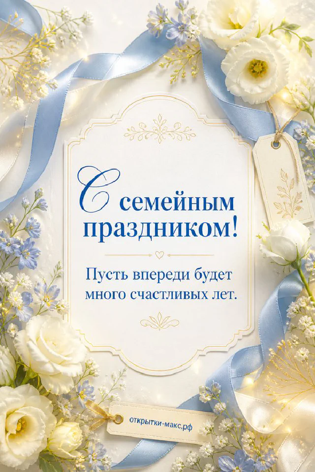 Золотые обручальные кольца, белые розы и лавандовые ленты на бежевом фоне с открыткой-сердечком — вариант 4