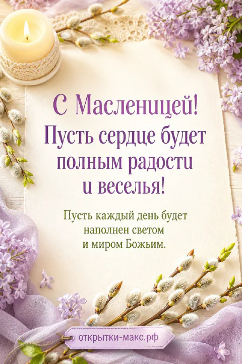 Пасхальный кулич, крашеные яйца, верба и светлая открытка